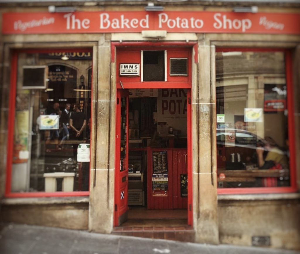 The baked potato shop Dónde comer en Edimburgo