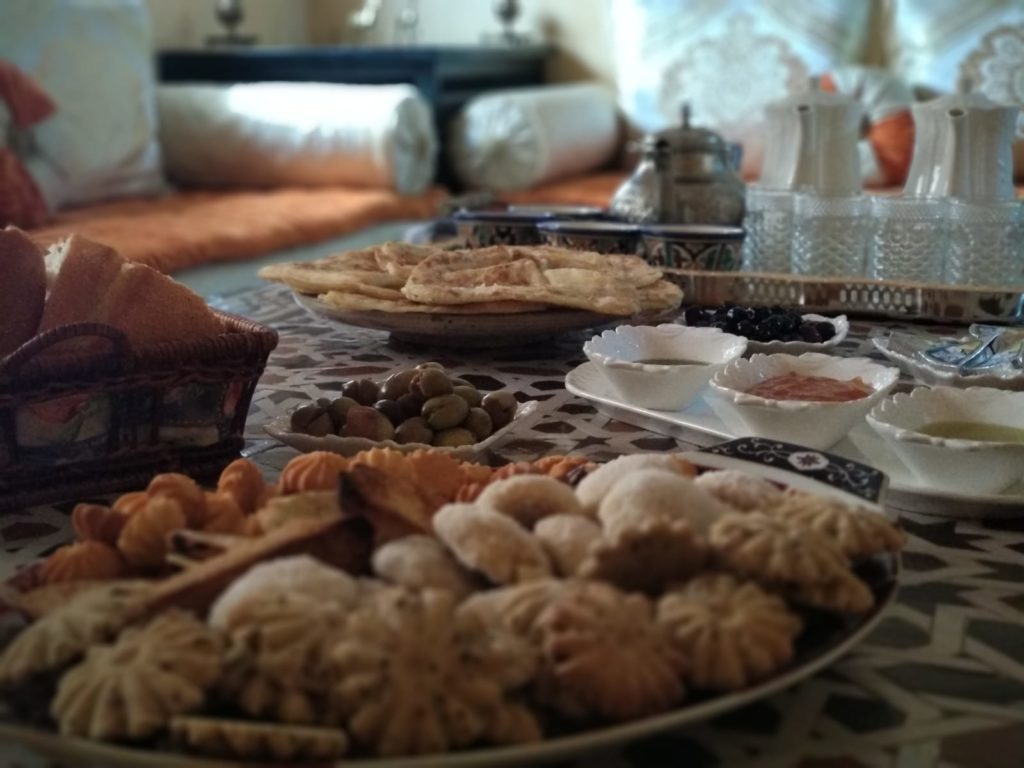 Comida típica marroquí - Desayuno típico marroquí 