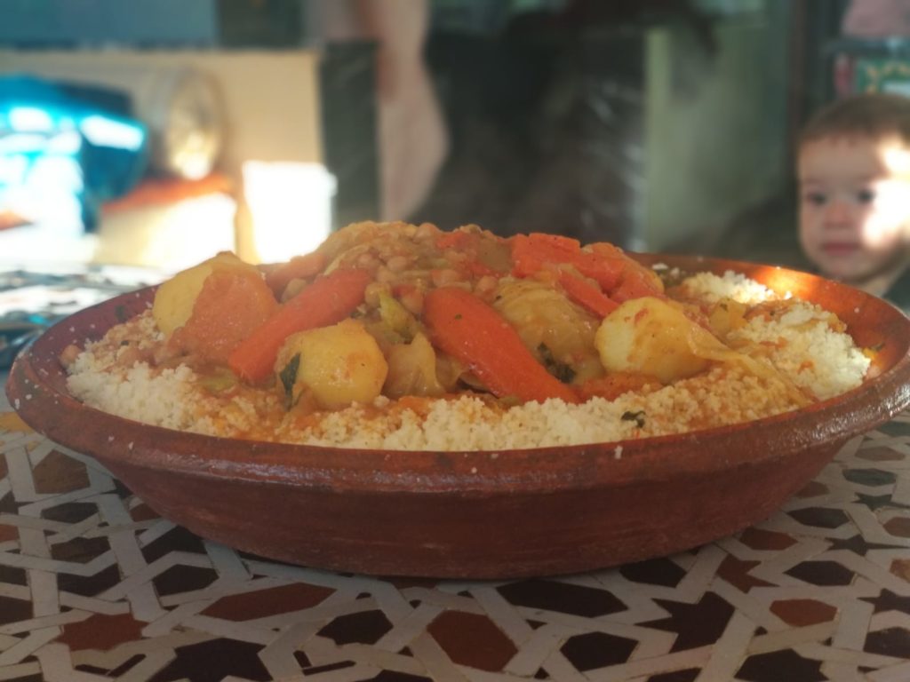 Comida típica marroquí - Cuscús