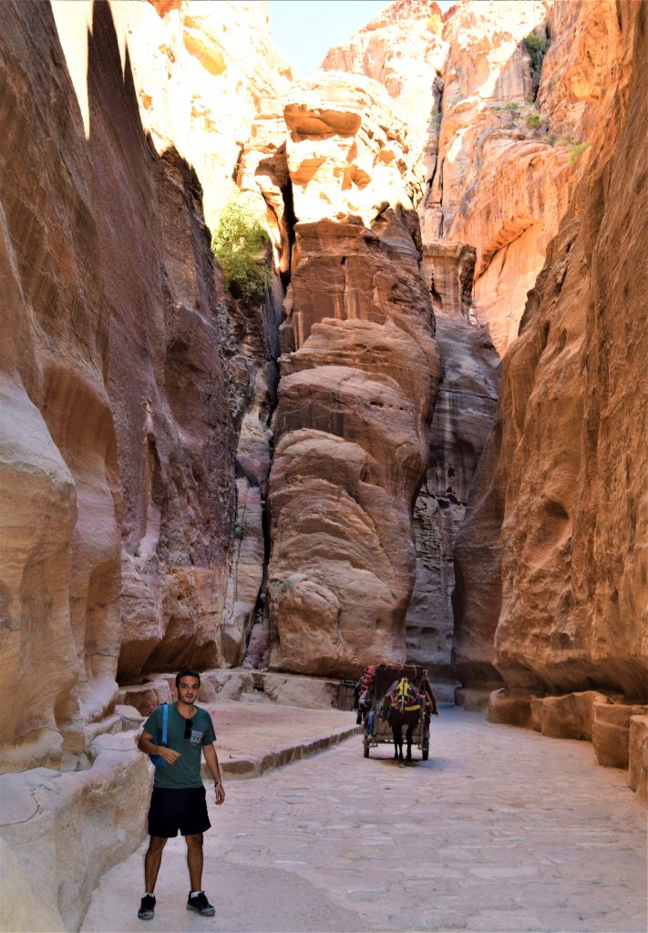 La ciudad de Petra, Jordania