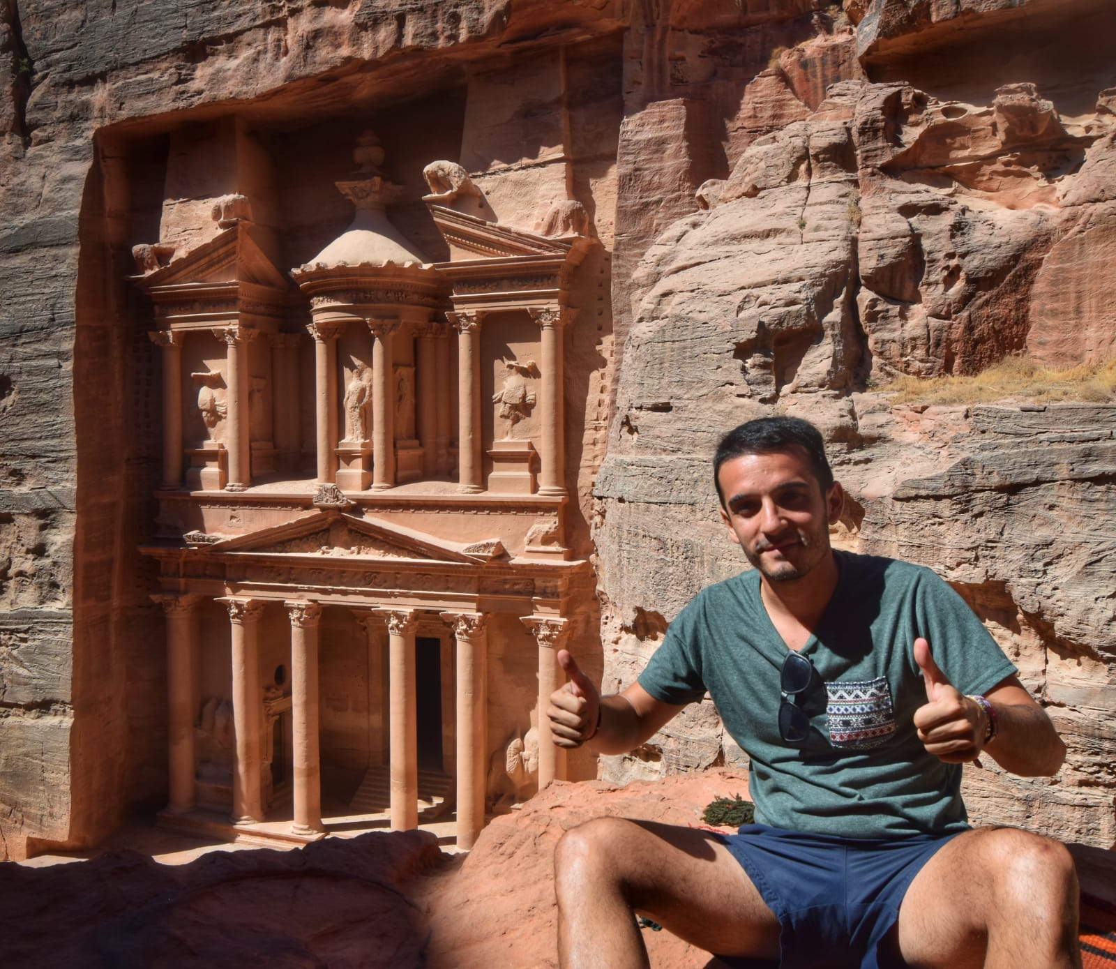 La ciudad de Petra, Jordania
