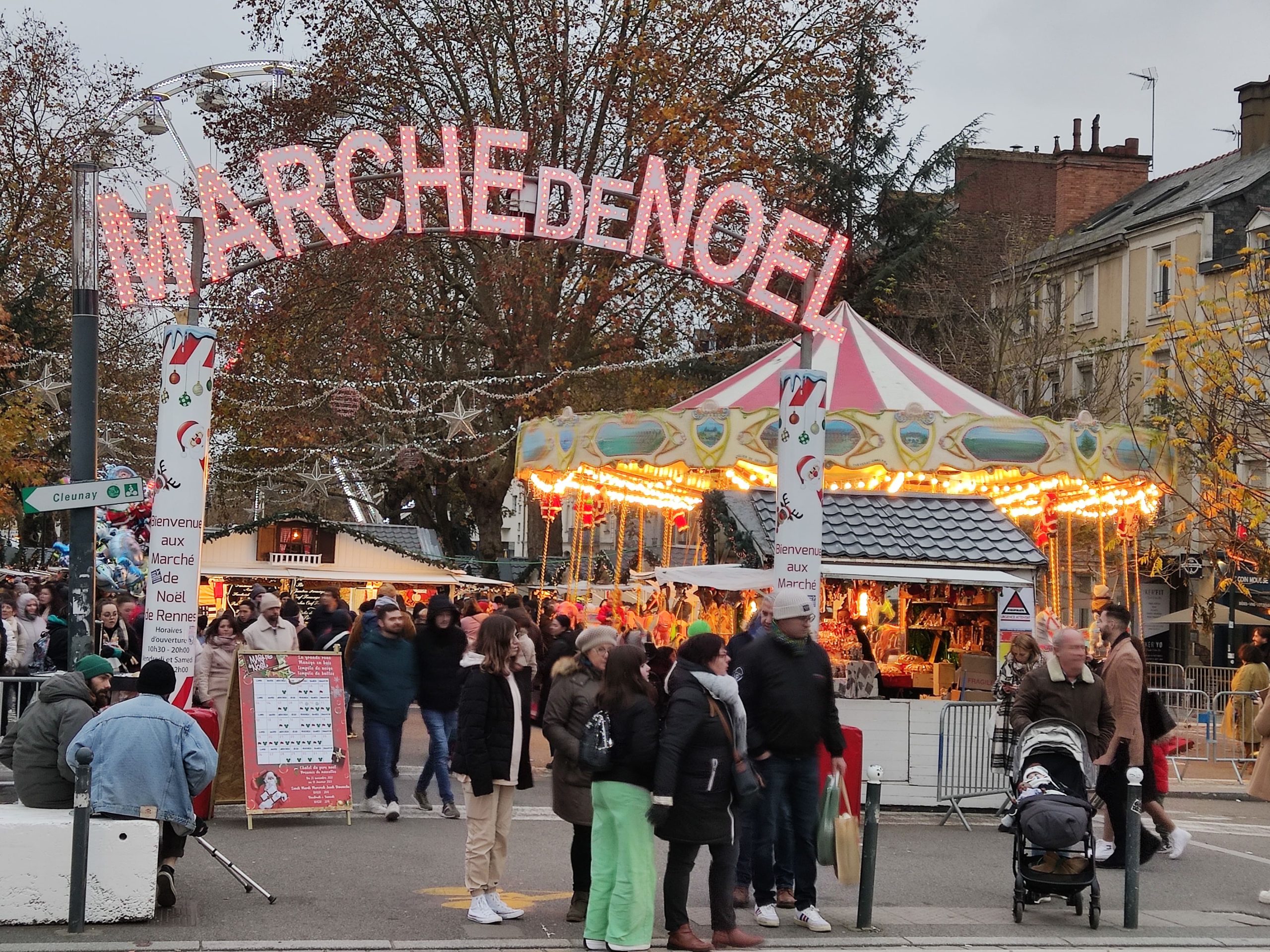 Qué ver y hacer en Rennes - Mercado de Navidad en Rennes