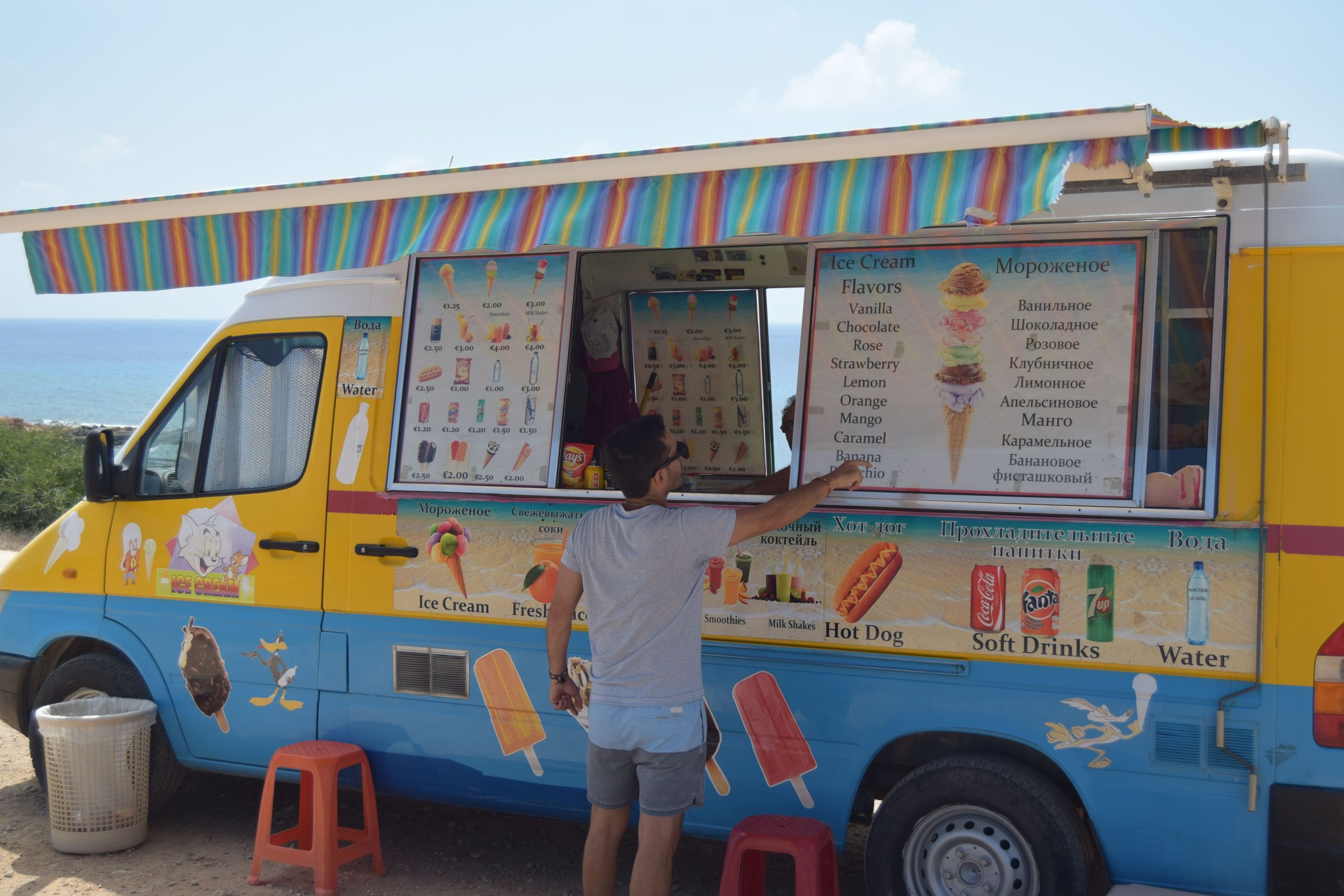Helados foodtruck Chipre - Imprescindibles qué ver en Chipre
